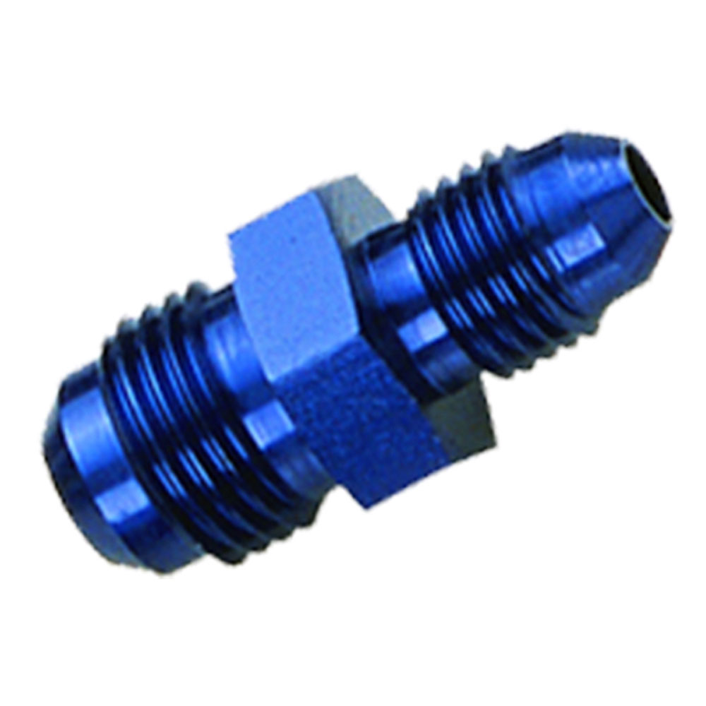 Photo for Renegade Racing Components AN Fitting 62817-1; AN to AN Reducer Blue -12AN Male Straight -08AN Male