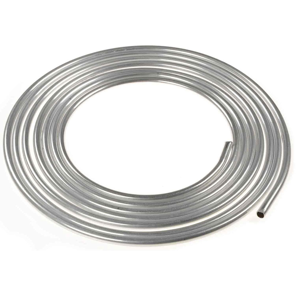 Renegade Racing Components Fuel Line 6532; Aluminum Fuel Line 25 ft. 5/16 in. Natural Aluminum 