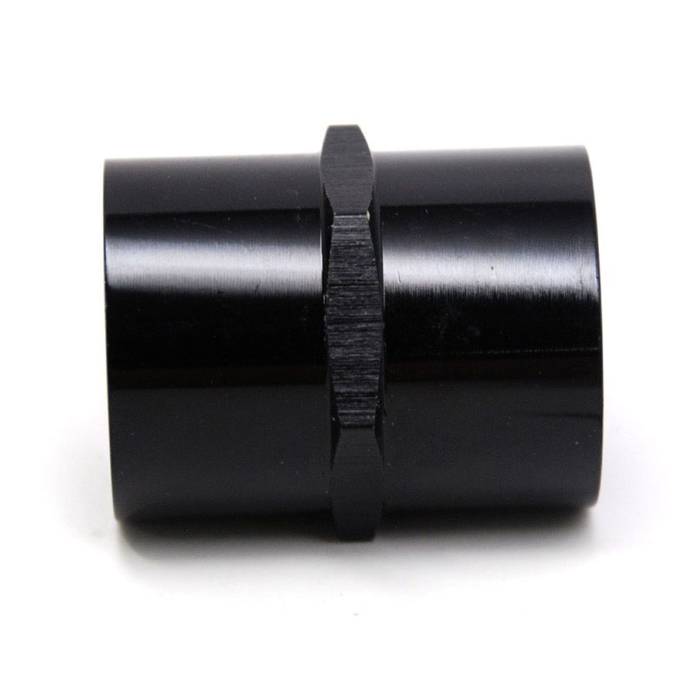 Renegade Racing Components Pipe Fitting 67510-2; NPT to NPT Coupler Black Anodized 3/4 in. NPT Female Straight 3/4 in. NPT Female 
