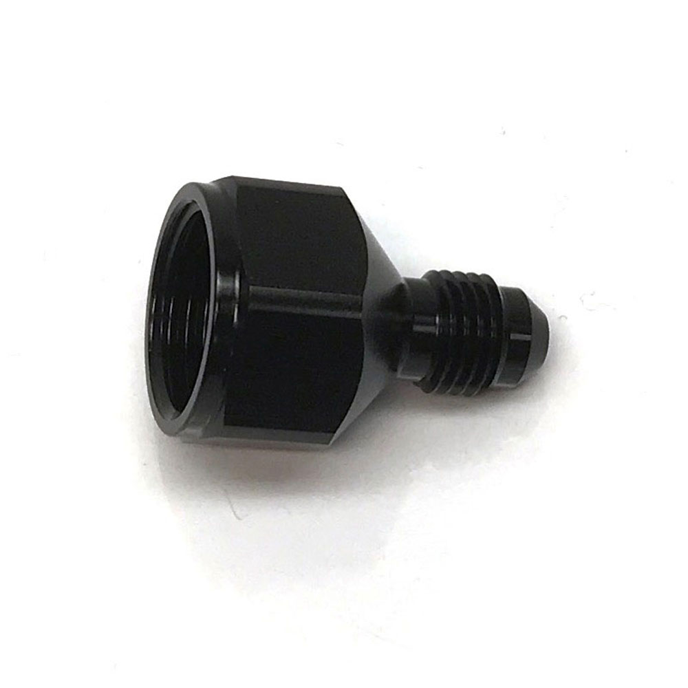 Photo for Renegade Racing Components AN Fitting 68420-2; AN to AN Reducer Black -08AN Female Straight -04AN Male
