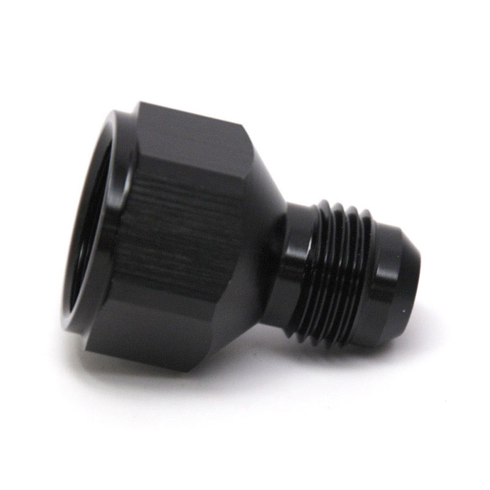 Renegade Racing Components AN Fitting 68620-2; AN to AN Reducer Black -08AN Female Straight -06AN Male 