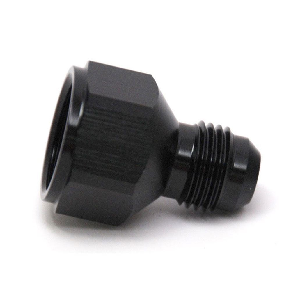Renegade Racing Components AN Fitting 68620-2; AN to AN Reducer Black -08AN Female Straight -06AN Male 