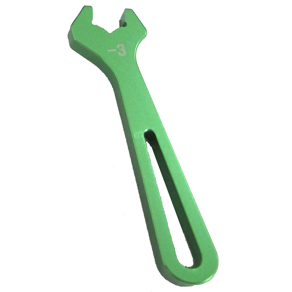 Renegade AN Wrench 69706; Single Open End Green Anodized Aluminum