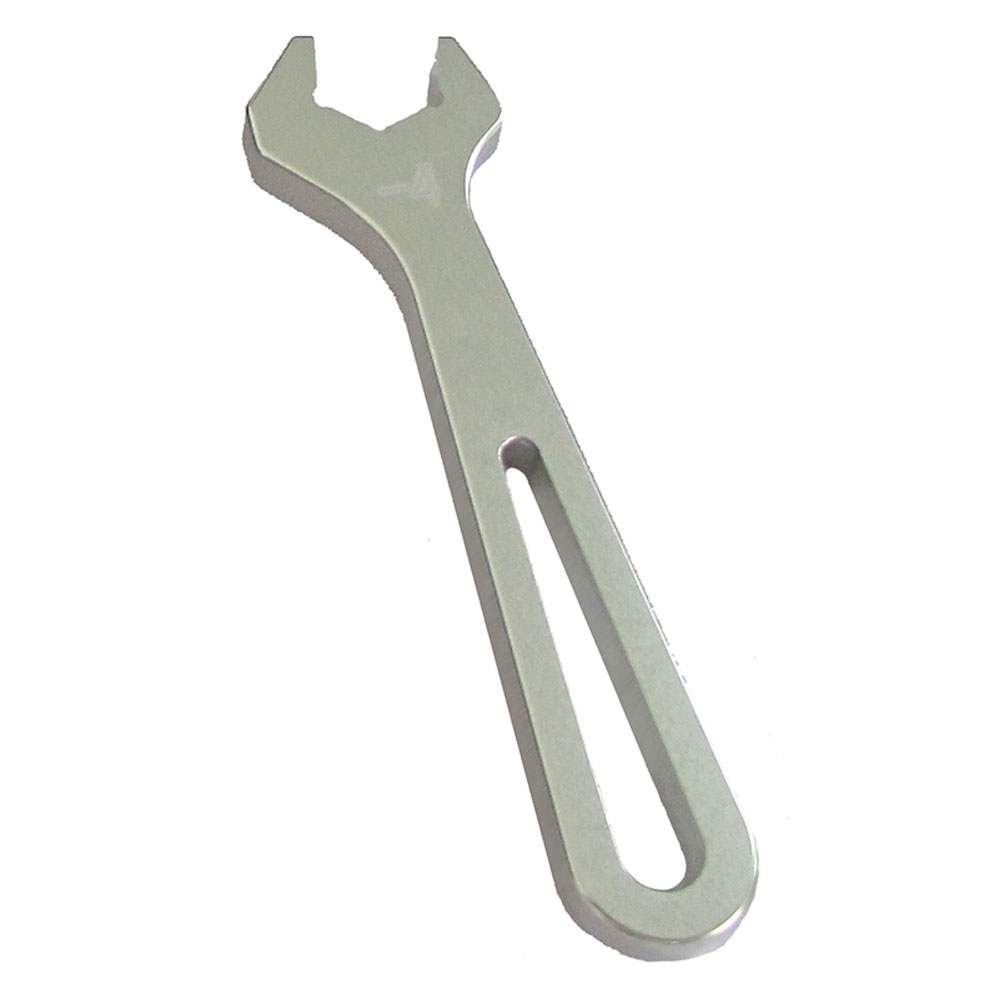 Renegade AN Wrench 69716; Single Open End Silver Anodized Aluminum -04AN 