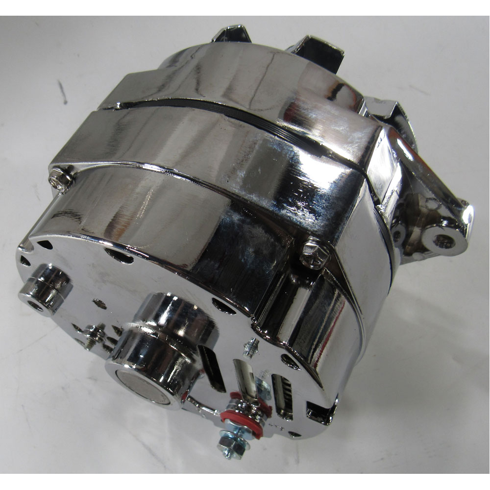 Renegade Racing Components Alternator 7129SWC; 100 Amp Chrome 10SI Internal for GM 