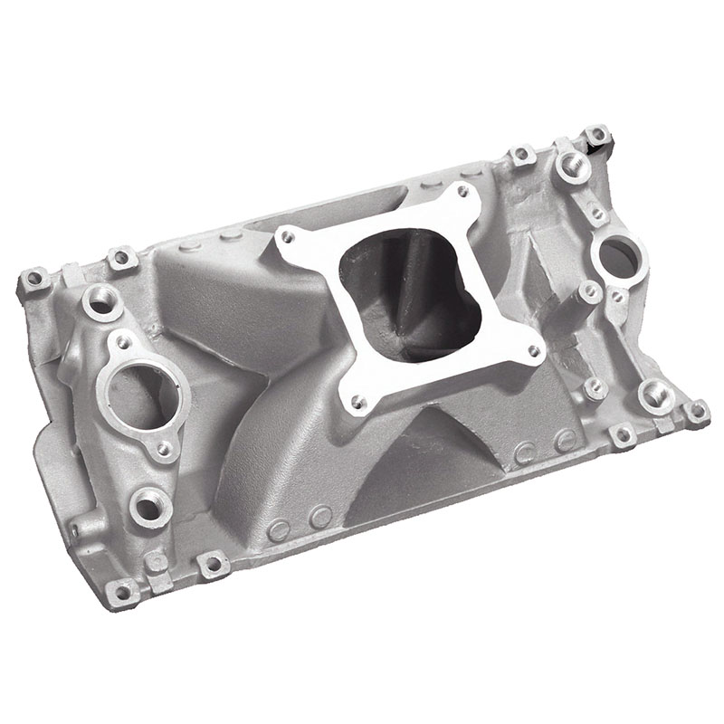 Renegade Racing Components Intake Manifold 72033; Race Series Single Plane 3,000 to 7,500 RPM Satin Aluminum for 1996 and Up Chevy 5.7L Vortec 