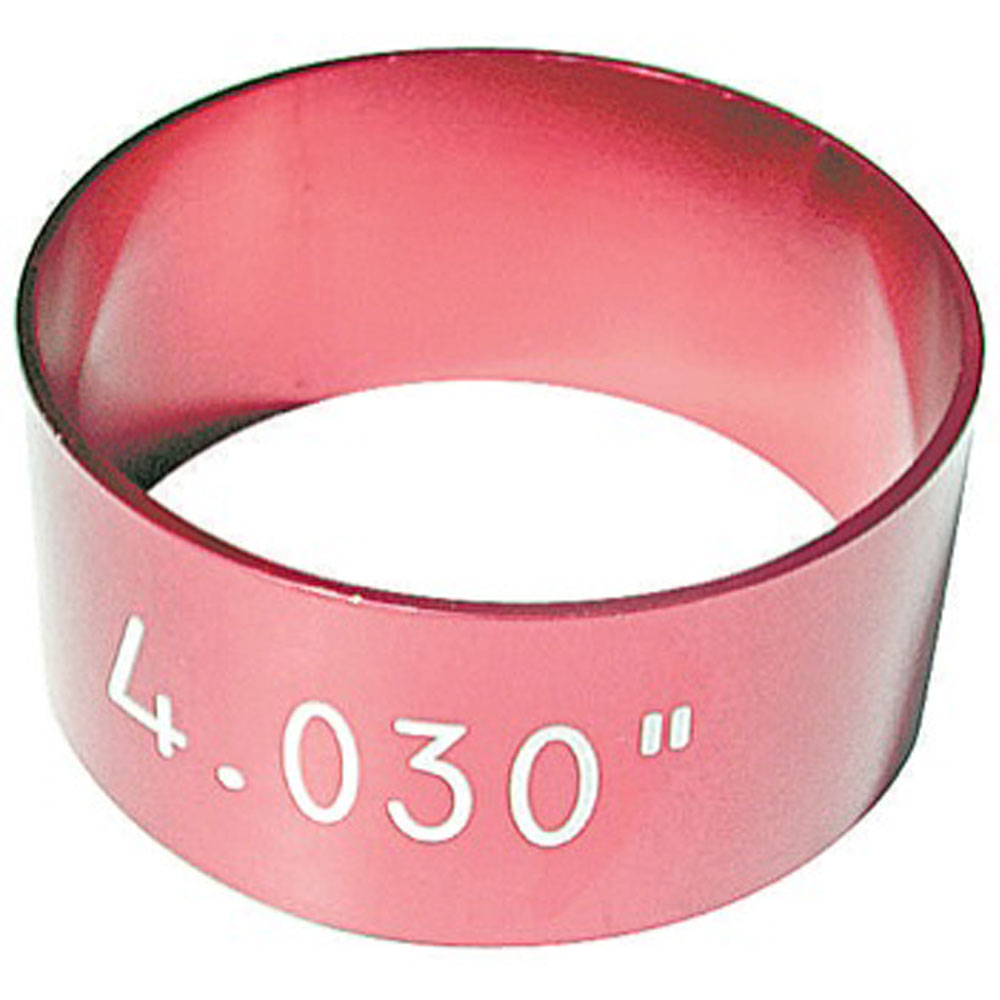 Renegade Piston Ring Compressor 74450; 4.030 in.  Red Anodized Aluminum Tapered 