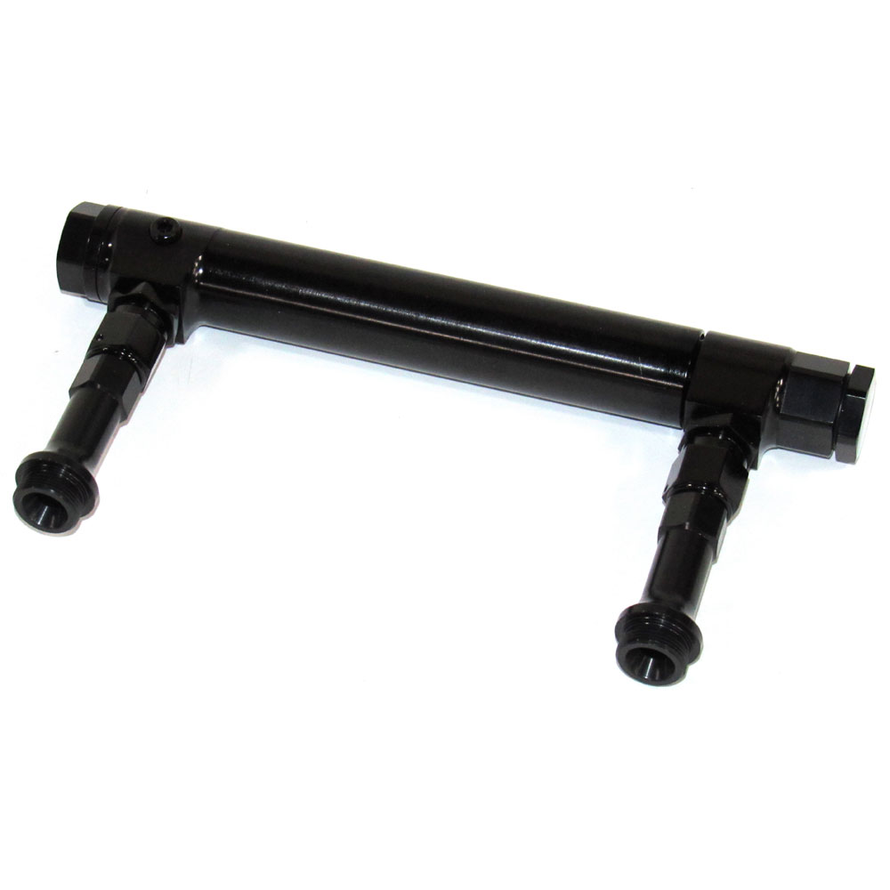 Photo for Renegade Racing Components Carburetor Fuel Log 75207; 4150, 4500 Holley 8.500 to 13.750 in. Black Aluminum 