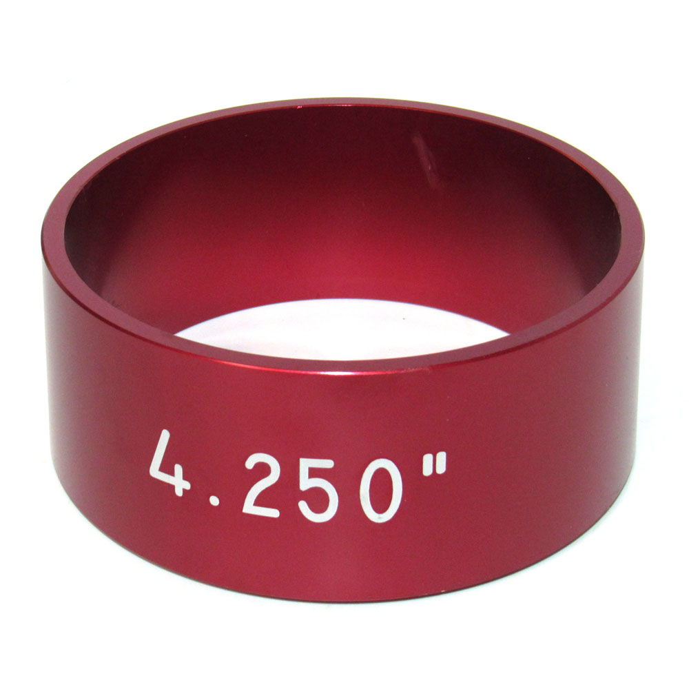 Renegade Piston Ring Compressor 75720; Non Adjustable 4.250 in. Red Aluminum Tapered 