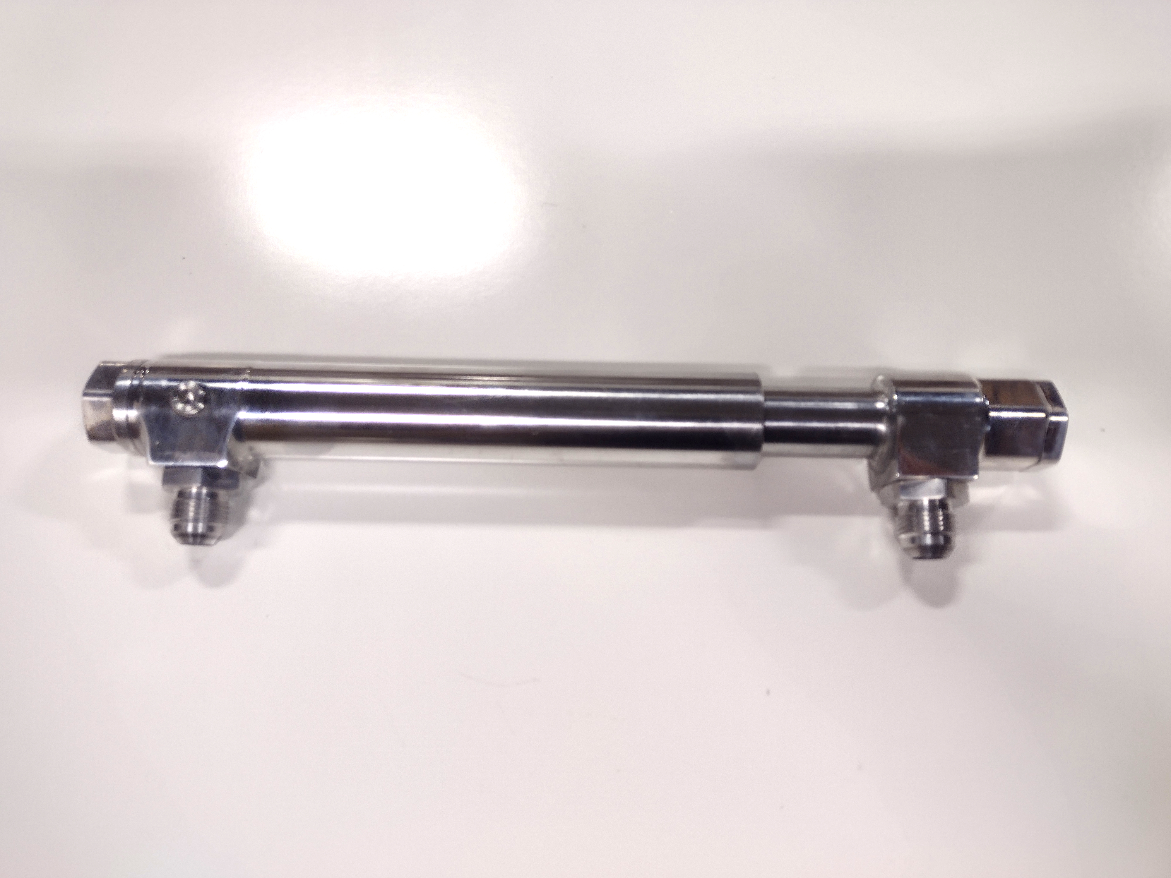 Renegade Carburetor Fuel Log 75908; Fuel Log 7.750 to 13.250 in. Polished Aluminum 