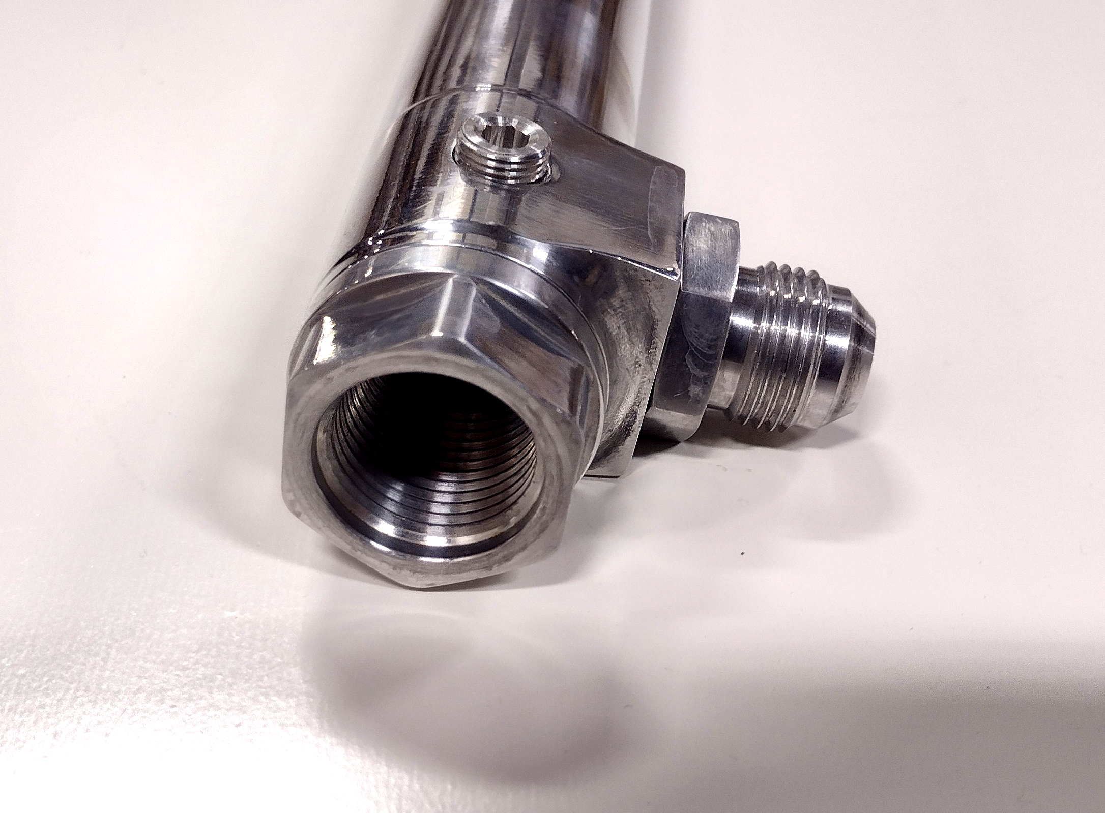 Renegade Carburetor Fuel Log 75908; Fuel Log 7.750 to 13.250 in. Polished Aluminum 