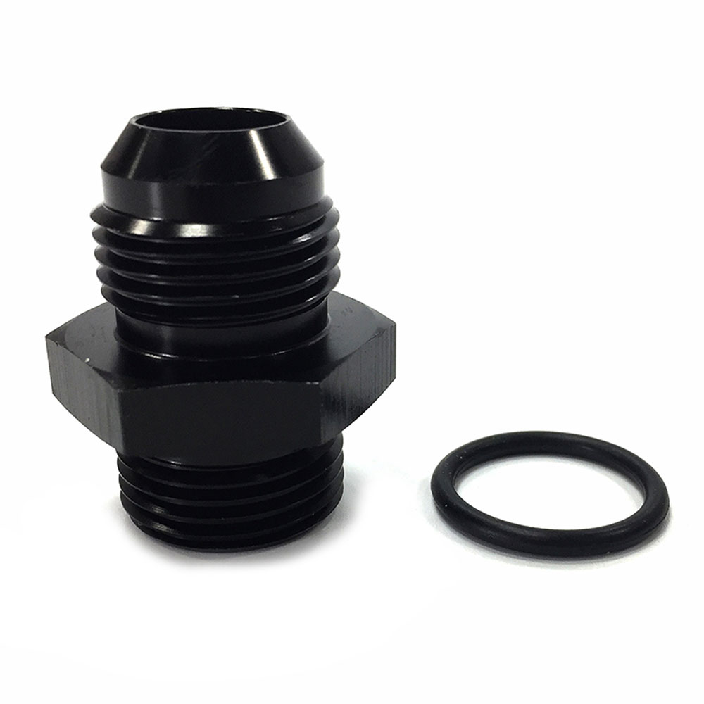 Renegade Racing Components AN Fitting 77101-2; AN to ORB Adapter Black -10AN Male Straight -10AN ORB Male 