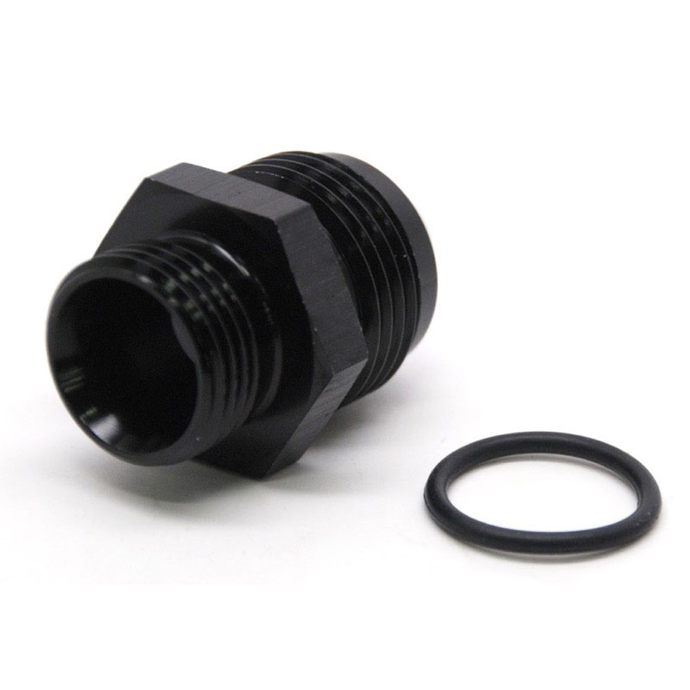 Renegade Racing Components AN Fitting 77102-2; AN to ORB Adapter Black -12AN Male Straight -10AN ORB Male 