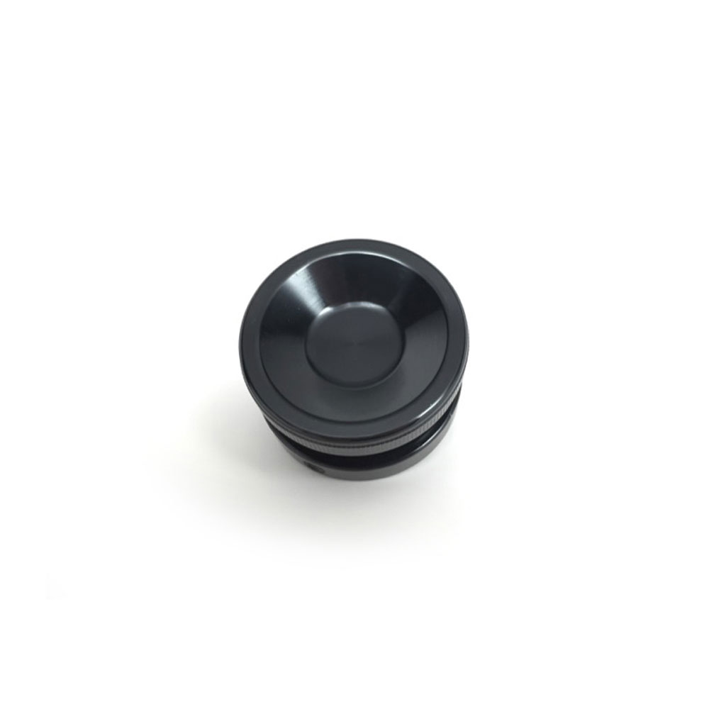 Photo for Renegade Racing Components Oil Filler Cap 79200-2; Screw-In Black Anodized Billet Aluminum