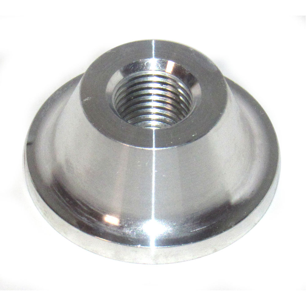 Renegade Racing Components Weld-On Fitting 80467; Weld On Bung, Wide Base Raw 1/4 in. NPT Female Straight 