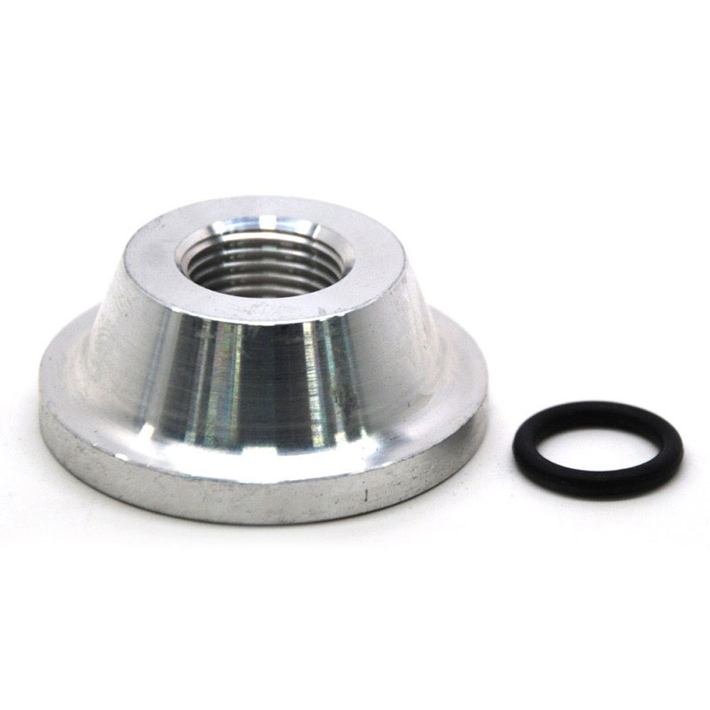Renegade Racing Components Weld-On Fitting 80667; Weld On Bung, Wide Base Raw 3/8 in. NPT Female Straight 