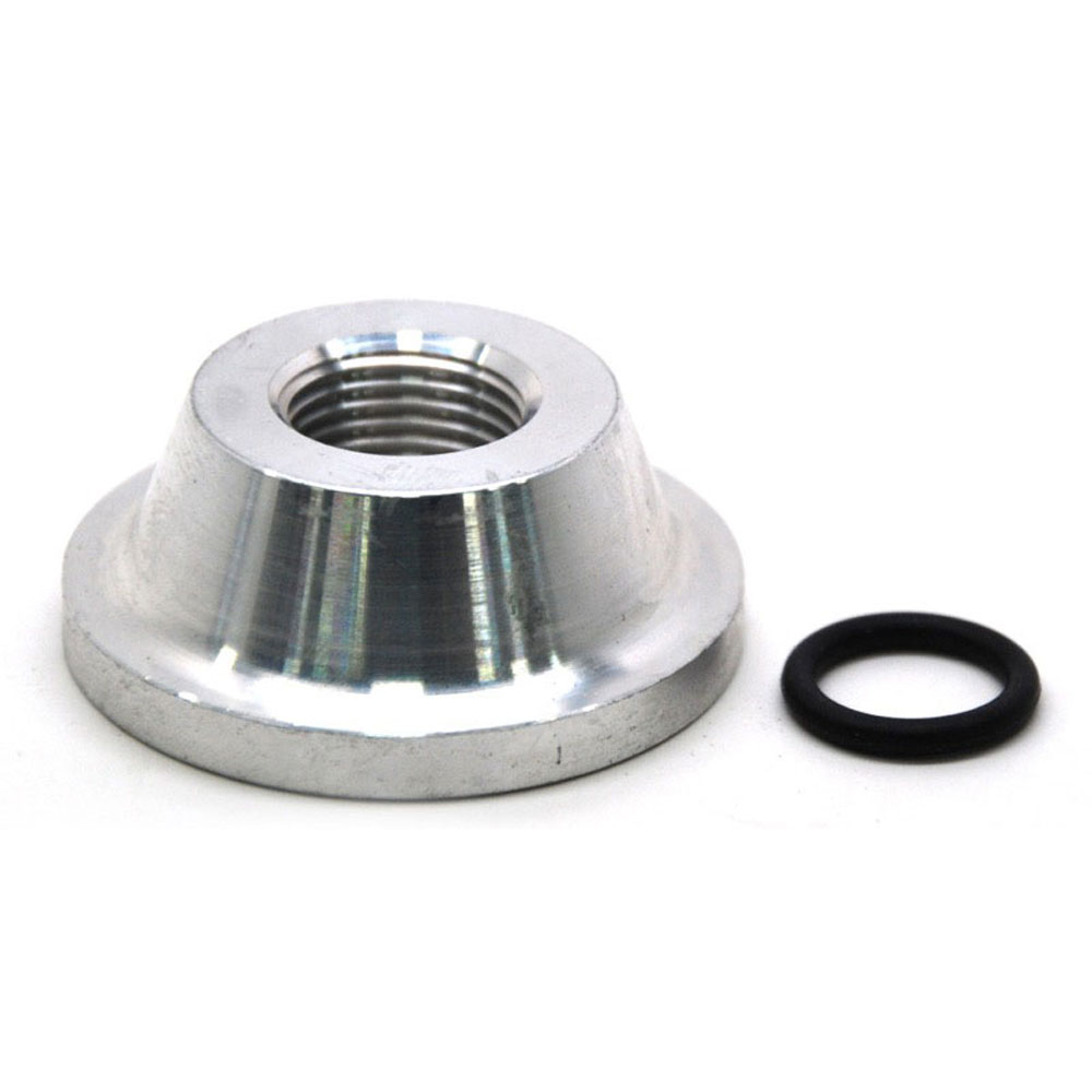 Renegade Racing Components Weld-On Fitting 80667; Weld On Bung, Wide Base Raw 3/8 in. NPT Female Straight 