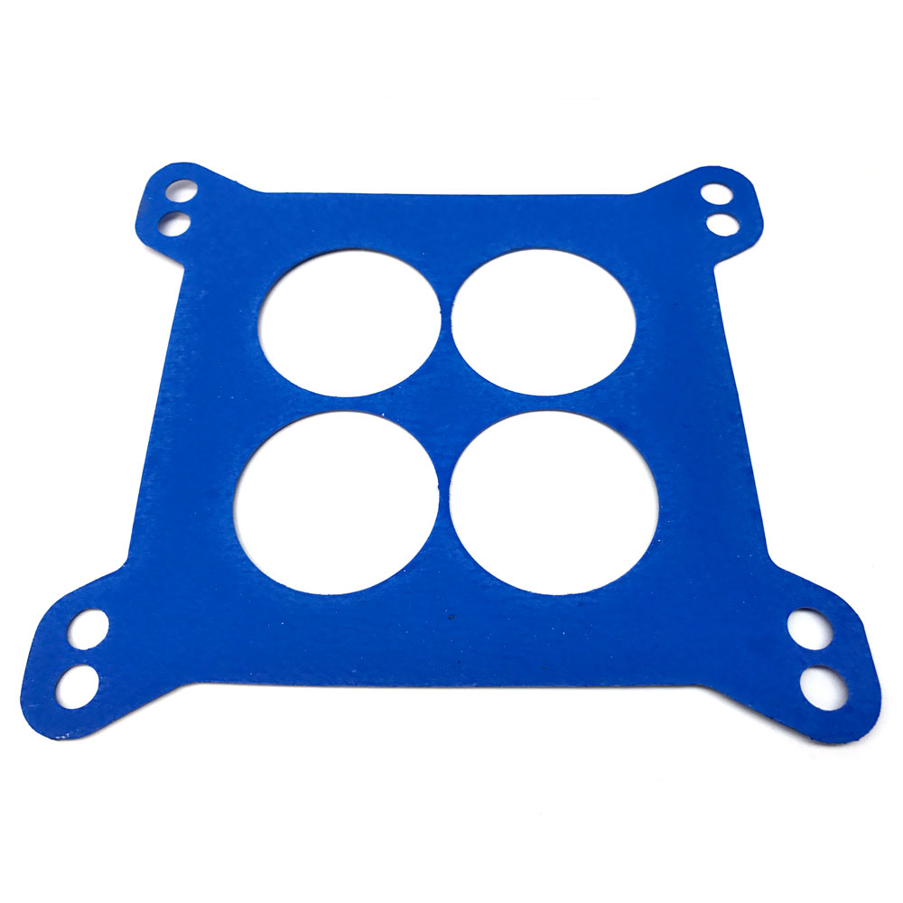 Renegade Carburetor Base Plate Gasket 81-112; 0.063 in. Blue Non-Stick Nitrile 4-Hole 4150 Square Bore 
