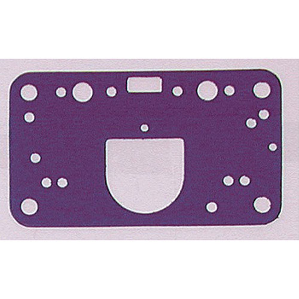 Renegade Racing Components Carburetor Metering Block Gasket 81-129; Holley Metering Block Gasket Blue Non-Stick Nitrile 2300, 4150, 4160, 4500 Gasoline, Alcohol 