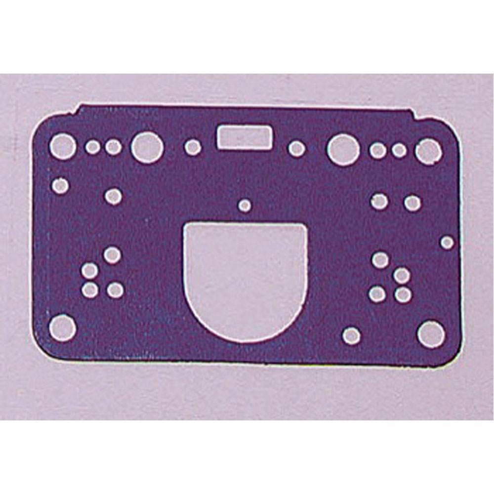 Photo for Renegade Racing Components Carburetor Metering Block Gasket 81-186; Holley Metering Block Gasket Blue Non-Stick Nitrile 4500 Gasoline, Alcohol