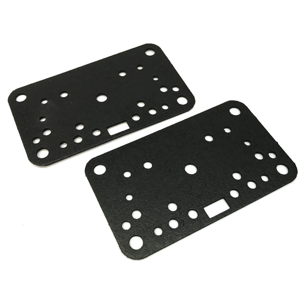 Renegade Carburetor Metering Block Gasket 81-30; Holley Metering Plate Gasket Black Nitrile 4160, Secondary Gasoline, Alcohol 