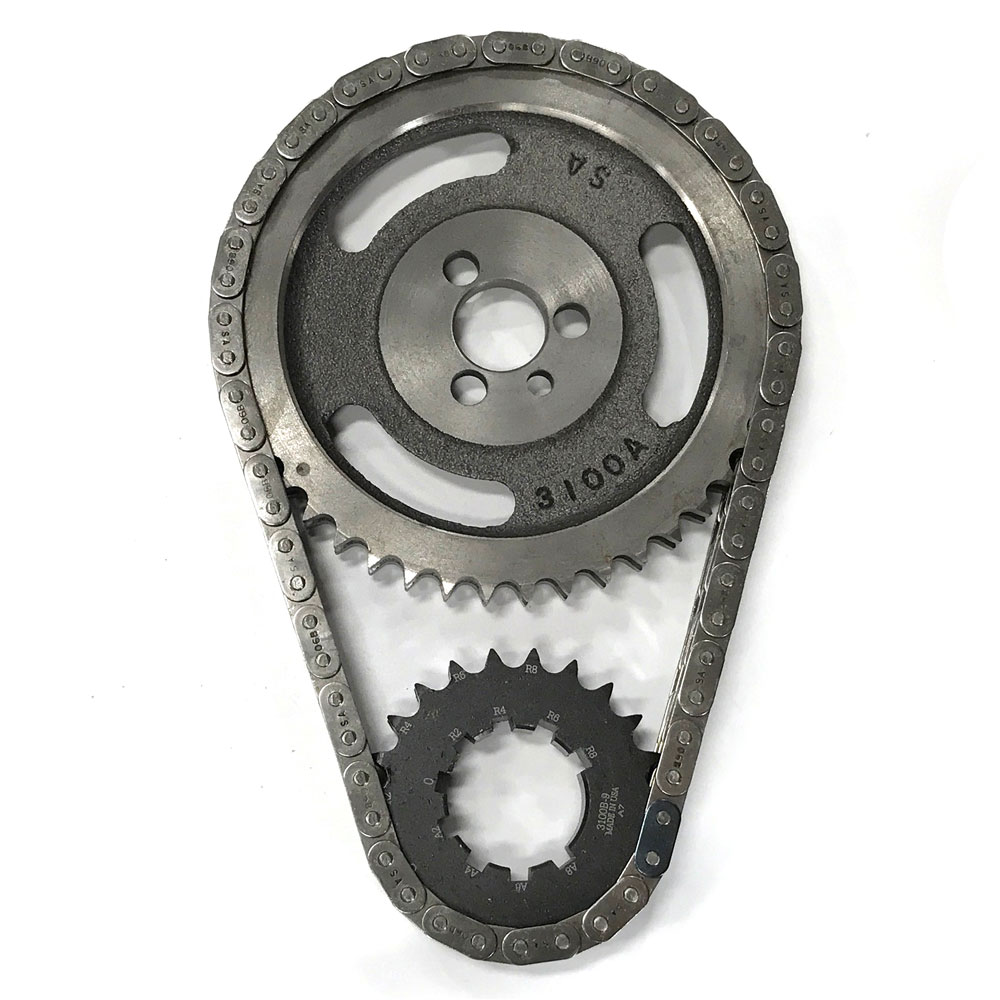 Renegade Racing Components Timing Set 9-3100-9; Sportsman Double Roller 0.250 in. for Chevy 262 to 400 