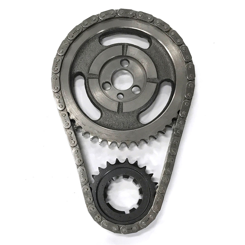Renegade Racing Components Timing Set 9-3100-9; Sportsman Double Roller 0.250 in. for Chevy 262 to 400 