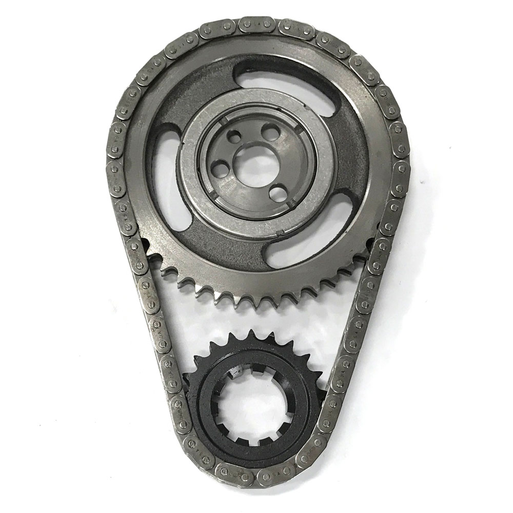 Renegade Racing Components Timing Set 9-3100T9; Sportsman Double Roller 0.250 in. for Chevy 262 to 400 