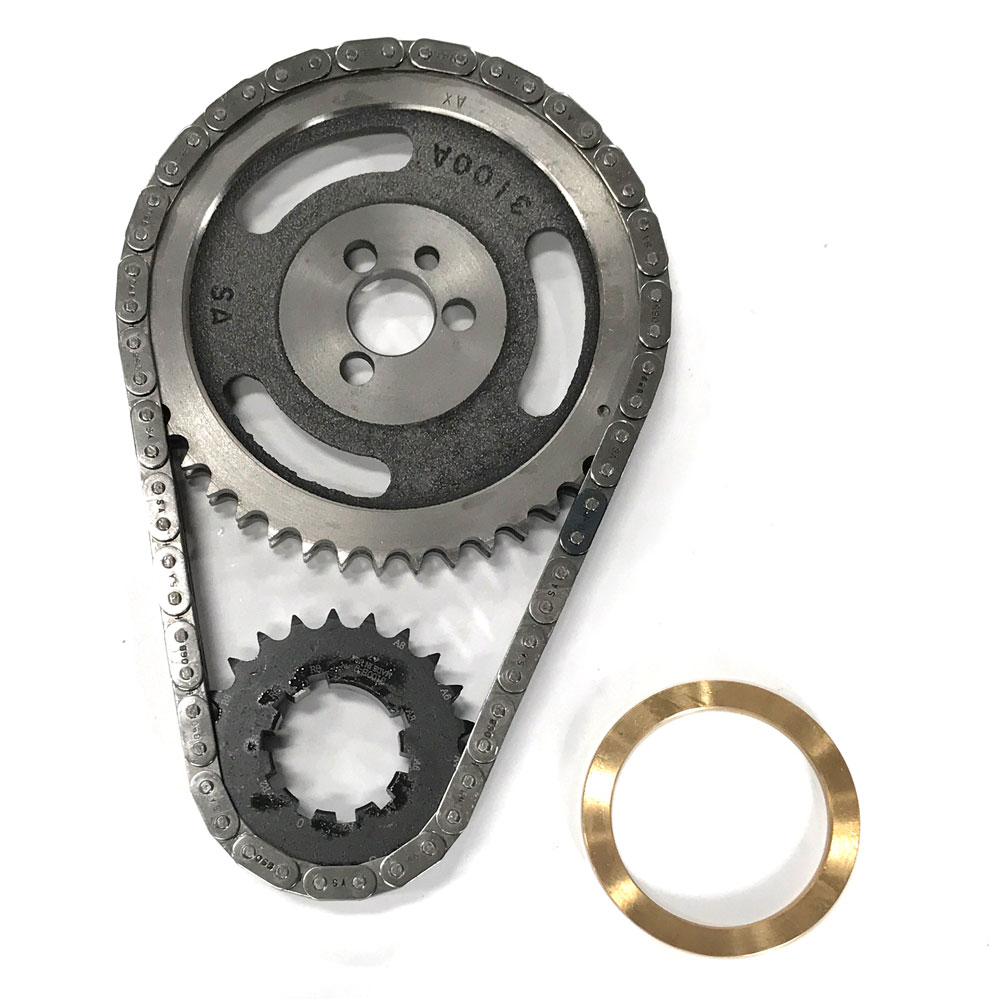 Renegade Racing Components Timing Set 9-3100W9; Sportsman Double Roller 0.250 in. for Chevy 262 to 400 