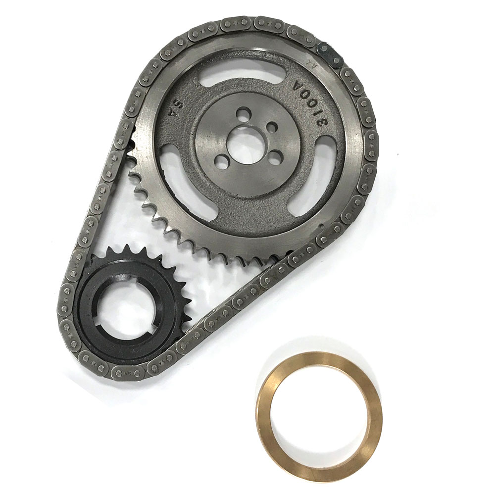 Renegade Racing Components Timing Set 9-3100W; Sportsman Double Roller 0.250 in. for Chevy 262 to 400 