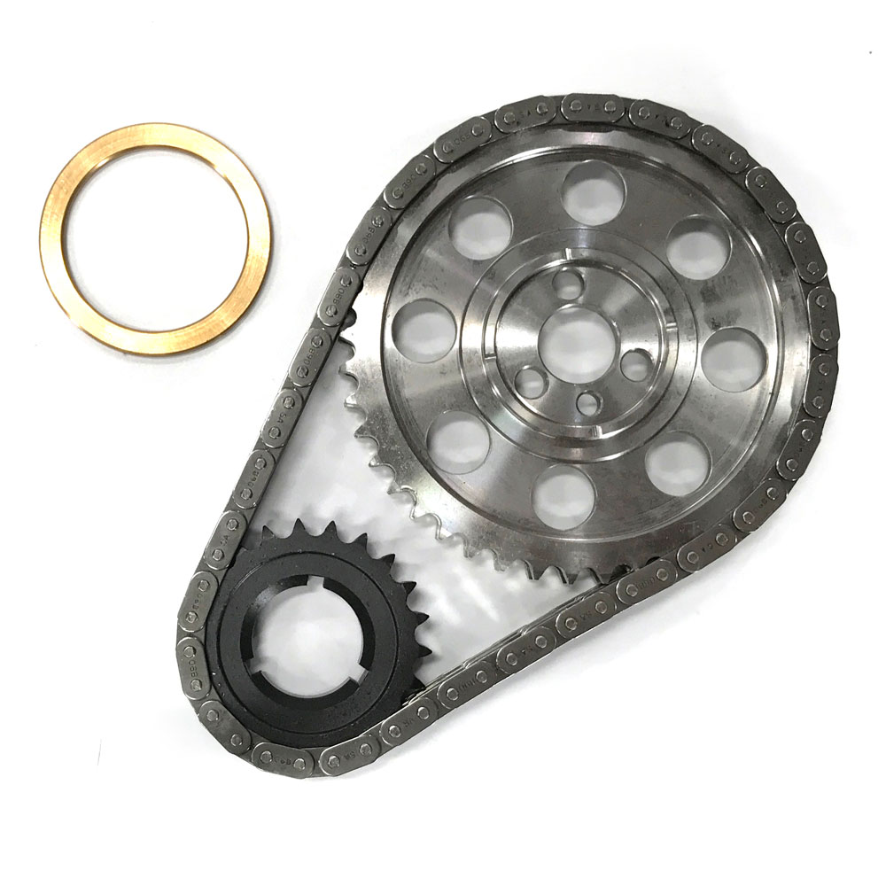 Renegade Racing Components Timing Set 9-3600W; Pro Series Double Roller 0.250 in. for Chevy 262 to 400 