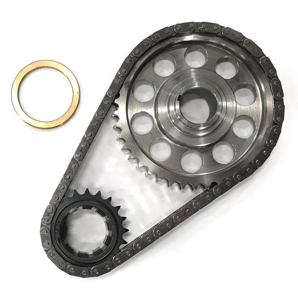 Renegade Racing Components Timing Set 9-3612W9; Pro Series Double Roller 0.250 in. for Pontiac 350 to 455 