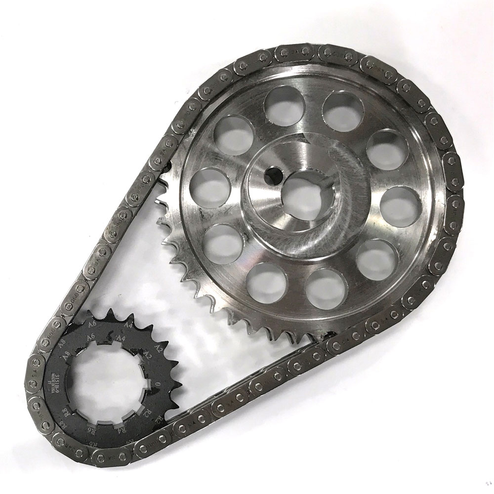 Renegade Racing Components Timing Set 9-3636T9; Pro Series Double Roller 0.250 in. for Ford 289 to 351W 