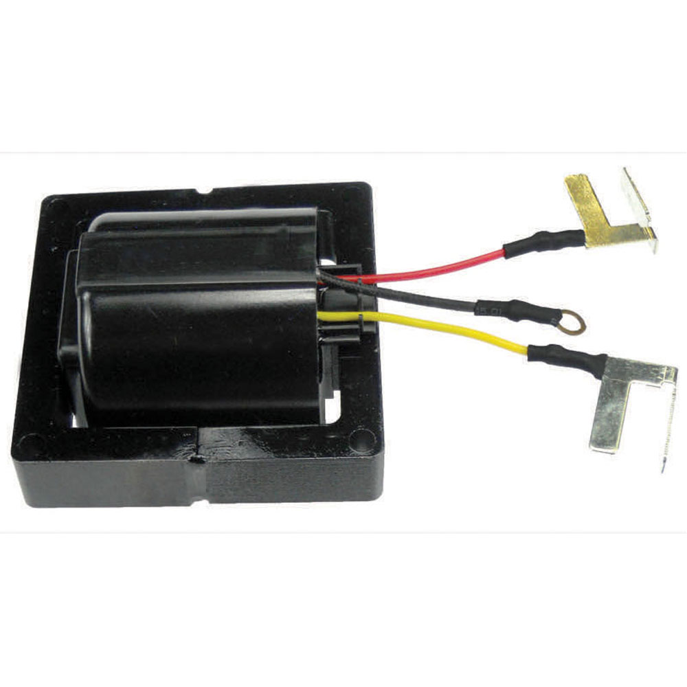 Renegade Racing Components Ignition Coil 98225-2; Black 48000 Volt HEI (In Cap Coil) None 