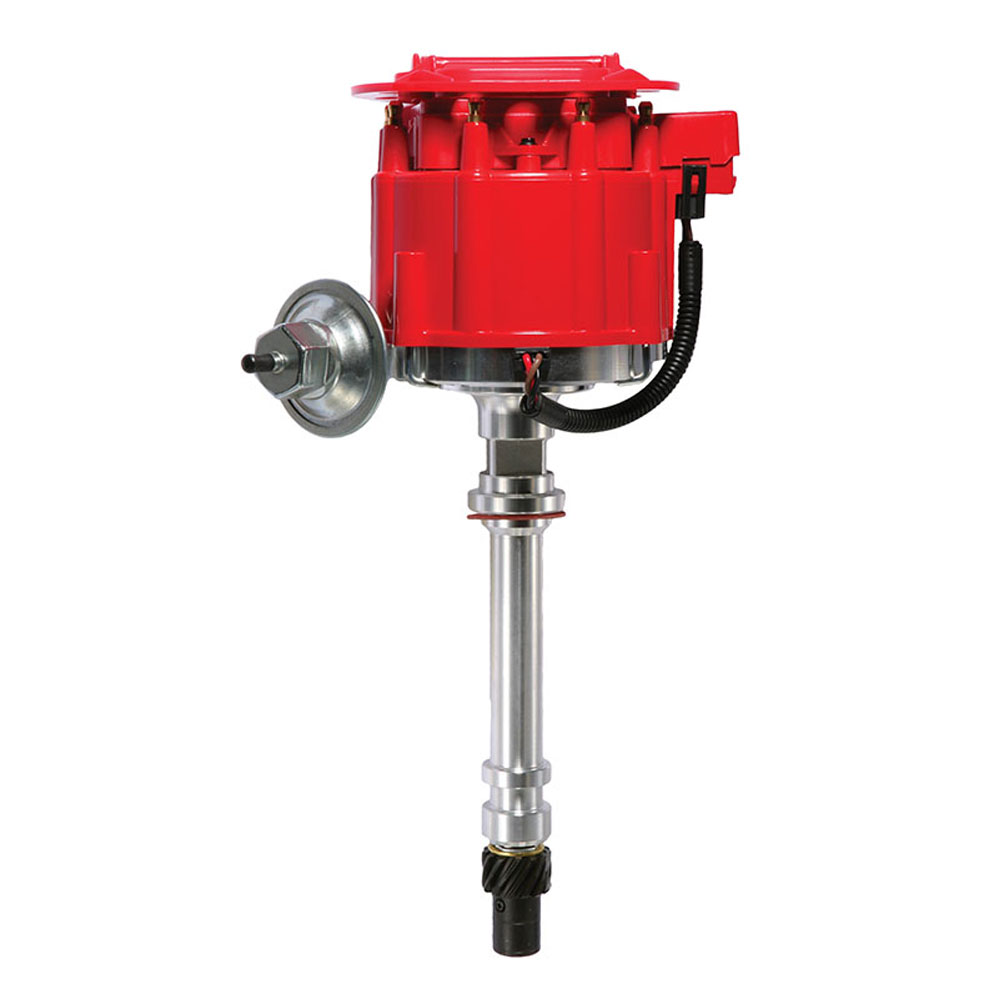 Renegade Distributor 98365-1; HEI Coil In Cap Vacuum, Mechanical Magnetic for Chevy 262 to 400, 396 to 454 
