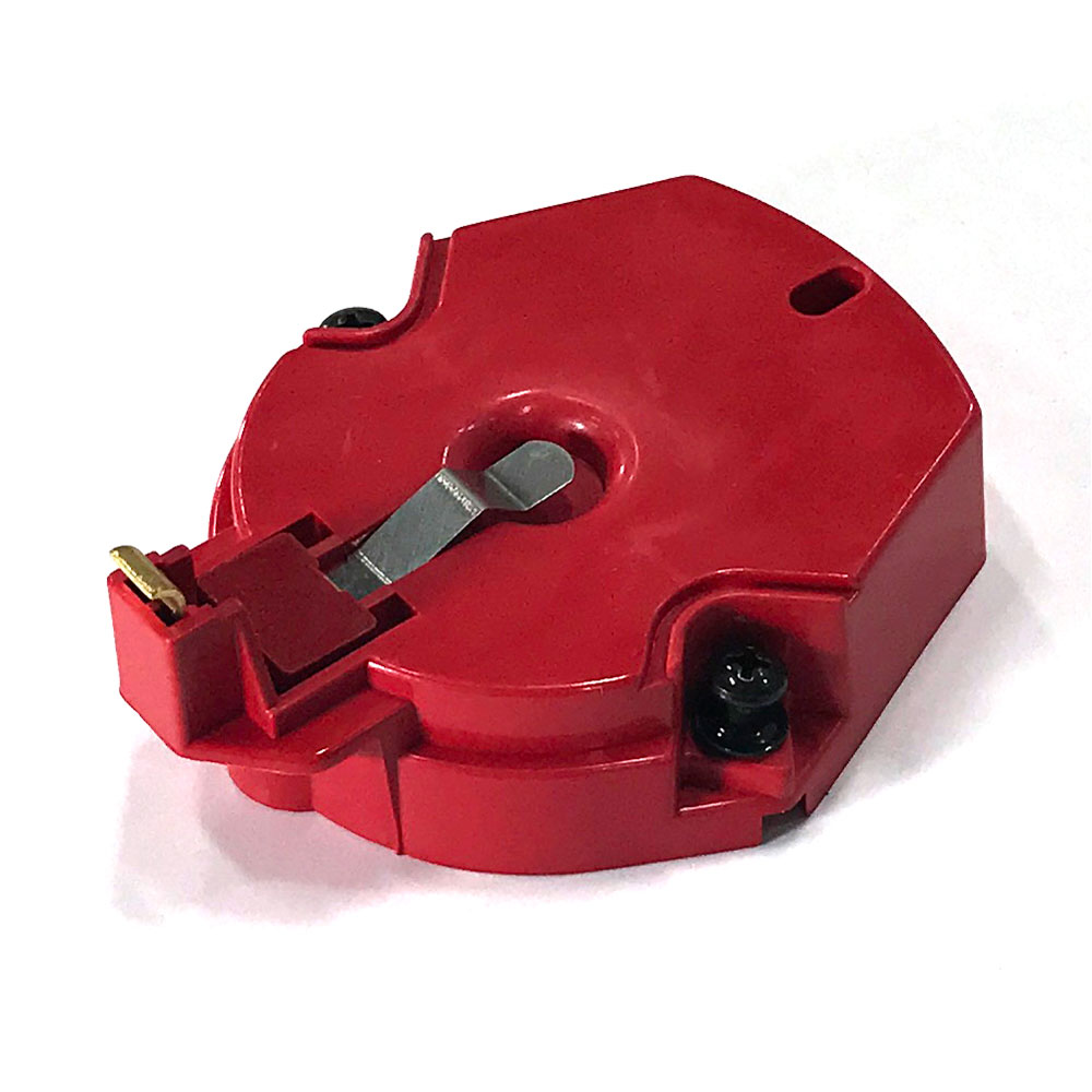 Renegade Distributor Rotor 98410-1; HEI Rotor Brass Red Plastic GM, Renegade, MSD for GM 