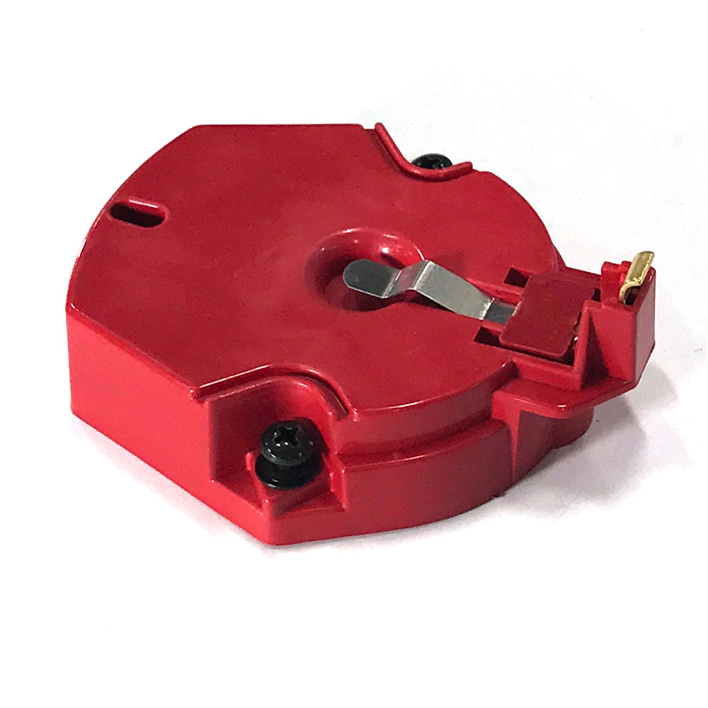 Renegade Distributor Rotor 98410-1; HEI Rotor Brass Red Plastic GM, Renegade, MSD for GM 