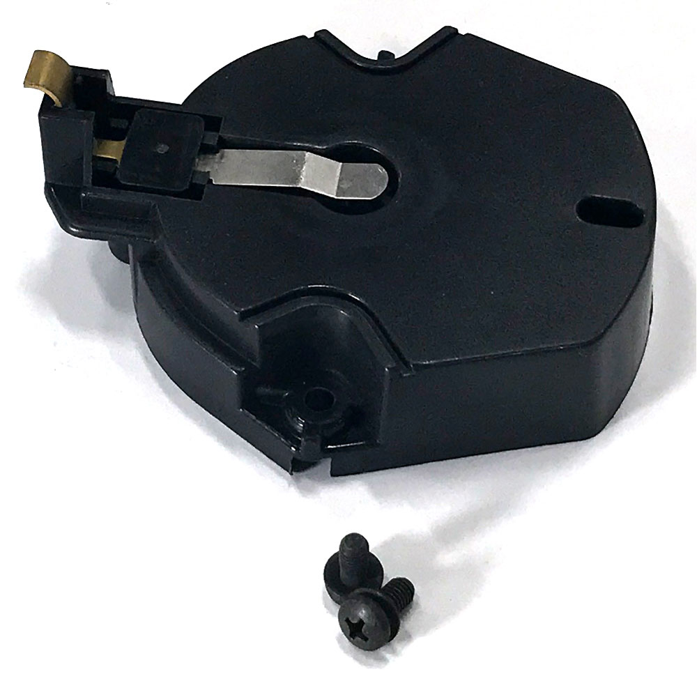 Renegade Racing Components Distributor Rotor 98410-2; HEI Rotor Brass Black Plastic GM, Renegade, MSD for GM 