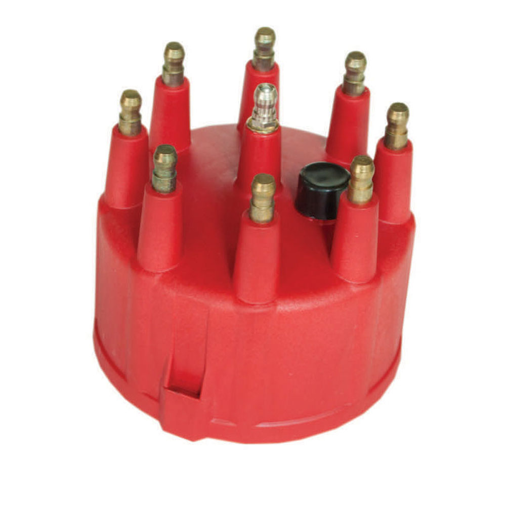 Renegade Distributor Cap 98432-1; Red HEI/Male for Chrysler V8 
