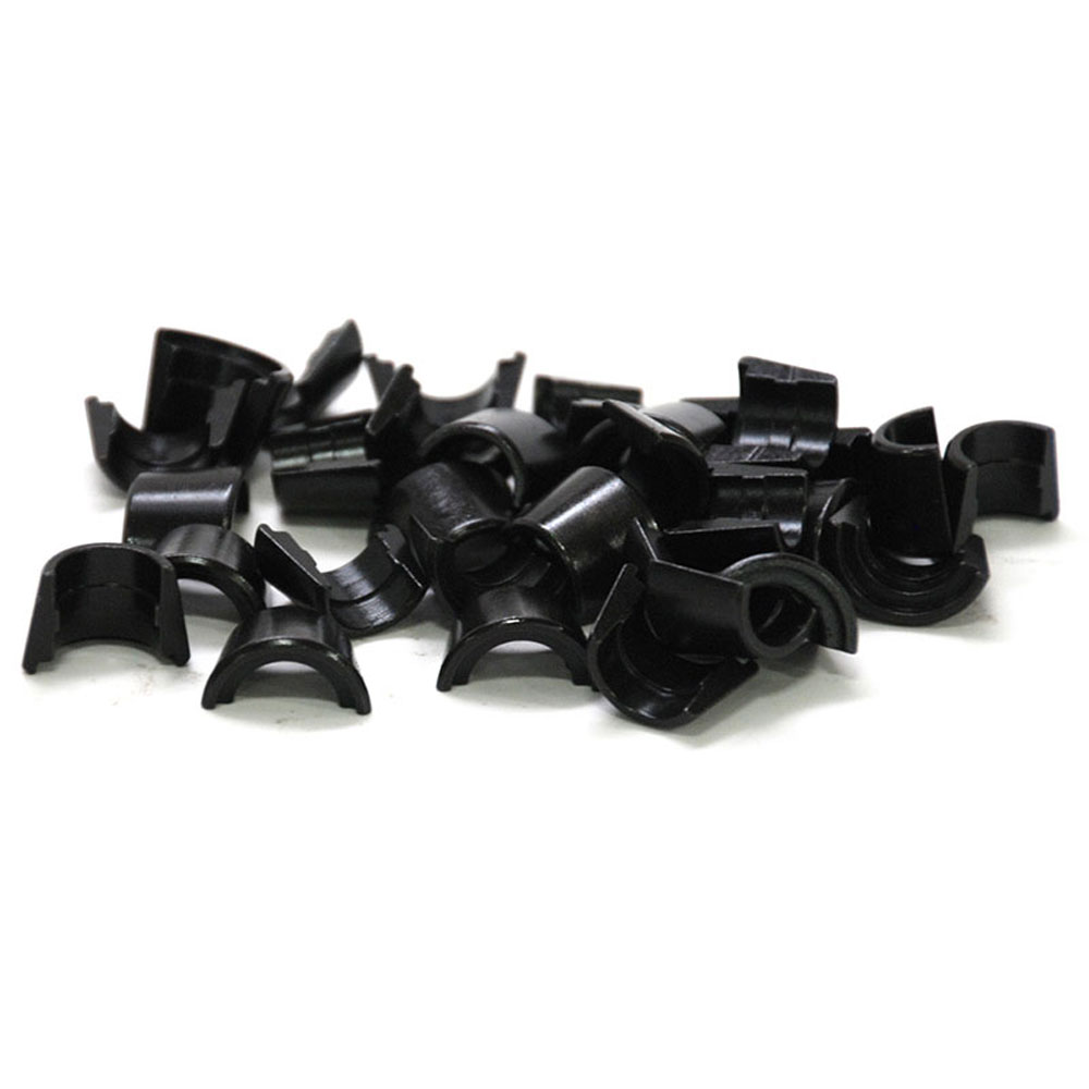 Renegade Racing Components Valve Spring Retainer Keeper Set 99612-1; 10 deg. 3/8 in. Single Groove Machined Steel 