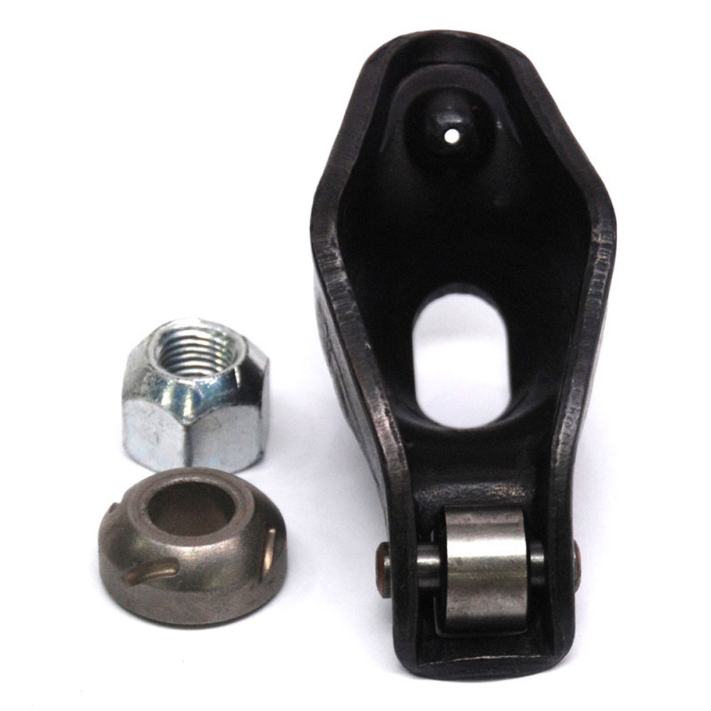 Renegade Racing Components Rocker Arm Kit RK806-16; Roller Tip Rockers 1.5 3/8 in. Stamped Steel Roller Tip Long Slot for 1955 to 1986 Chevy 262 to 400 