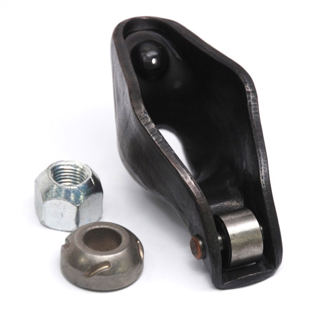 Renegade Racing Components Rocker Arm Kit RK806-16; Roller Tip Rockers 1.5 3/8 in. Stamped Steel Roller Tip Long Slot for 1955 to 1986 Chevy 262 to 400 