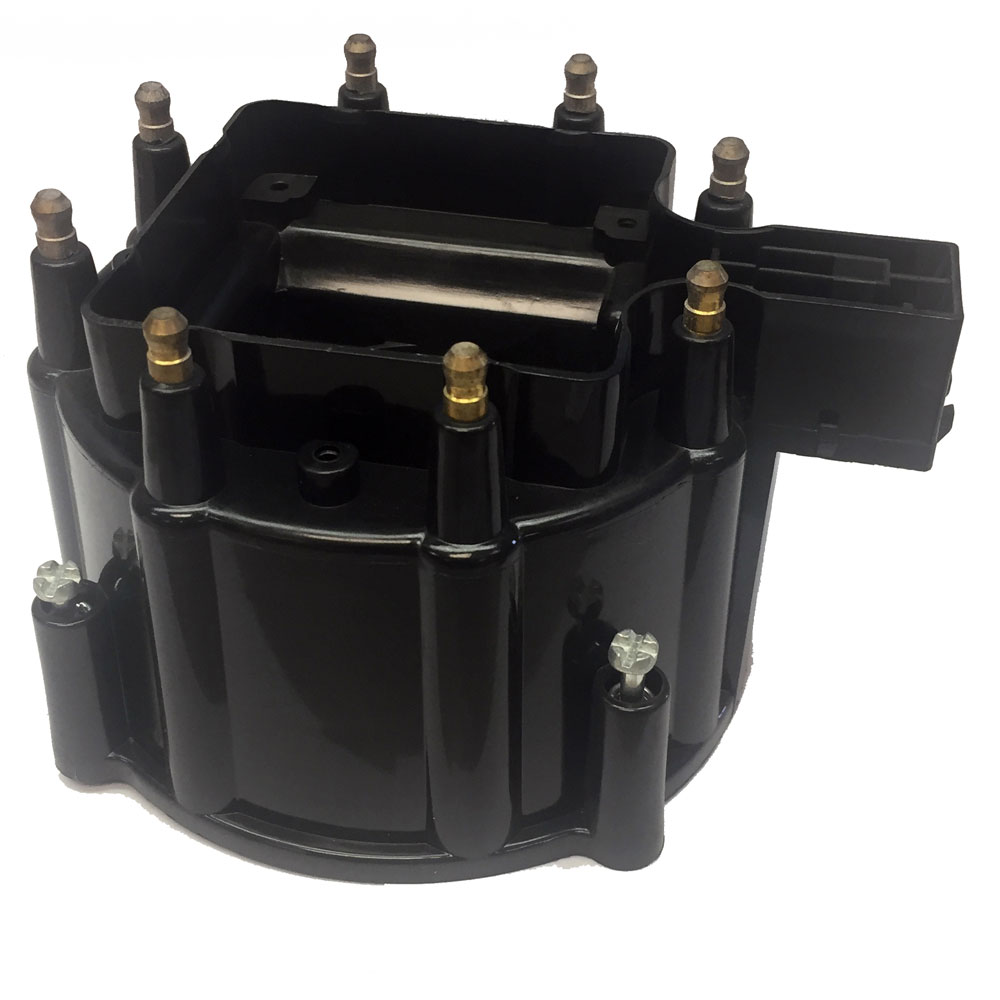 Revolution Distributor Cap 1199BK; Black HEI/Male 