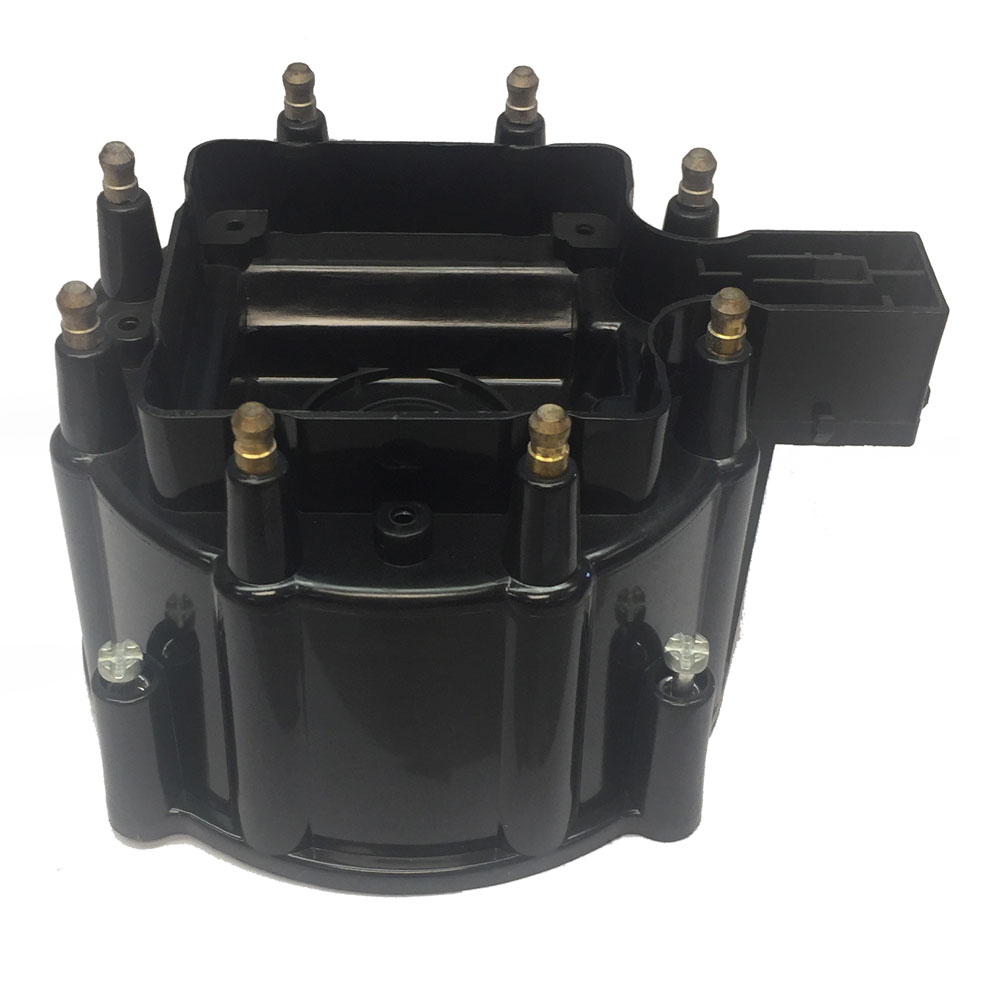 Revolution Distributor Cap 1199BK; Black HEI/Male 