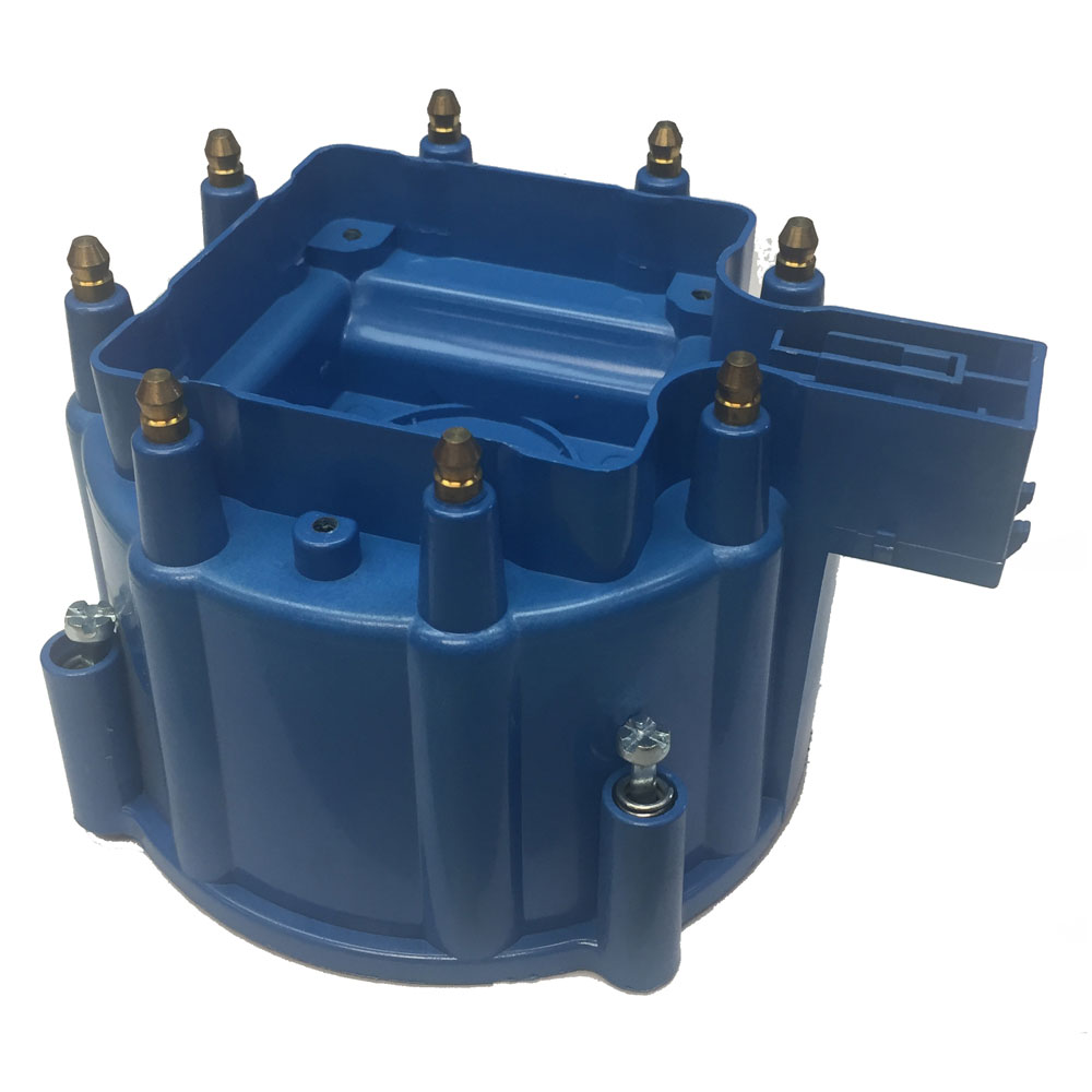 Revolution Distributor Cap 1199B; Blue HEI/Male 