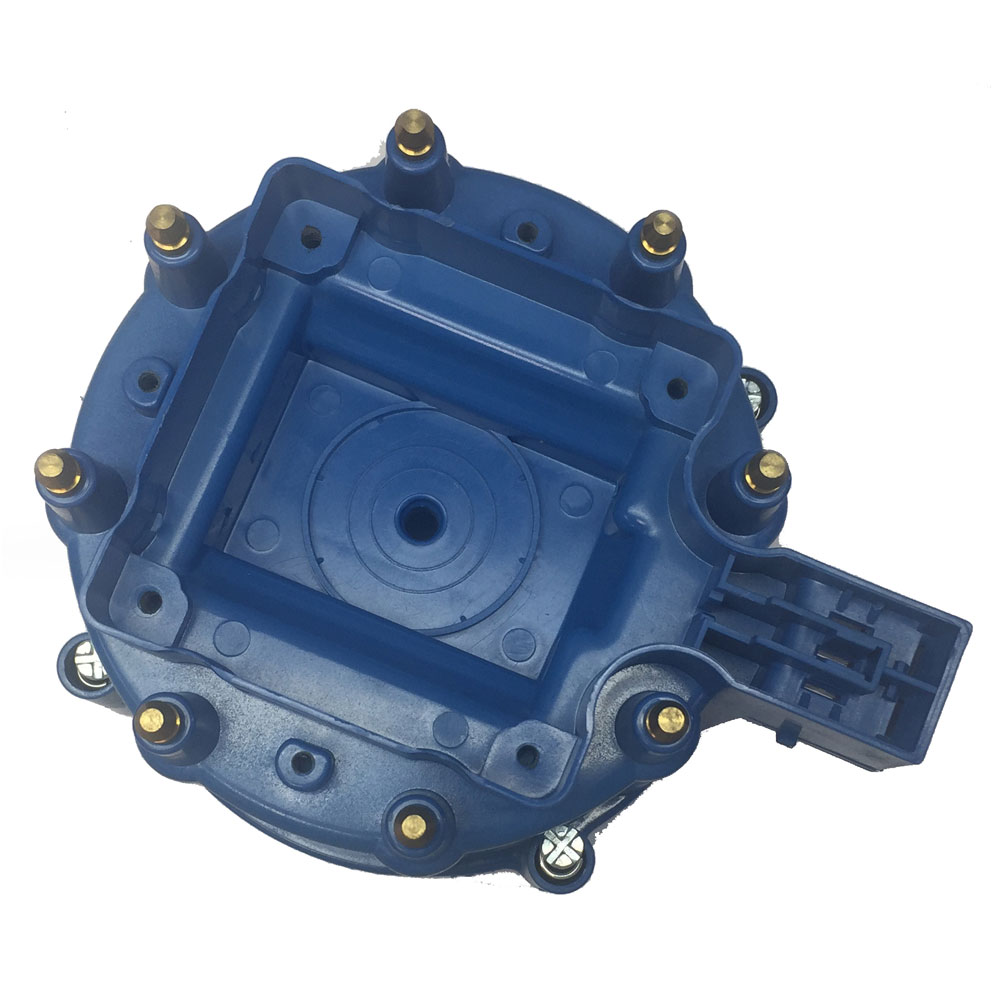 Revolution Distributor Cap 1199B; Blue HEI/Male 