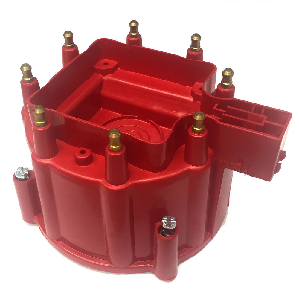 Revolution Distributor Cap 1199R; Red HEI/Male 
