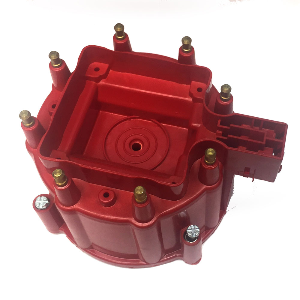 Revolution Distributor Cap 1199R; Red HEI/Male 