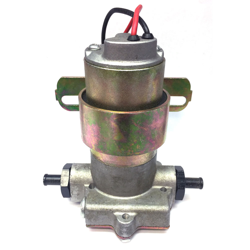 Revolution Performance Components Electric Fuel Pump 12-815; 140 GPH @ 14 PSI Natural Aluminum Gasoline, Alcohol, Methanol 