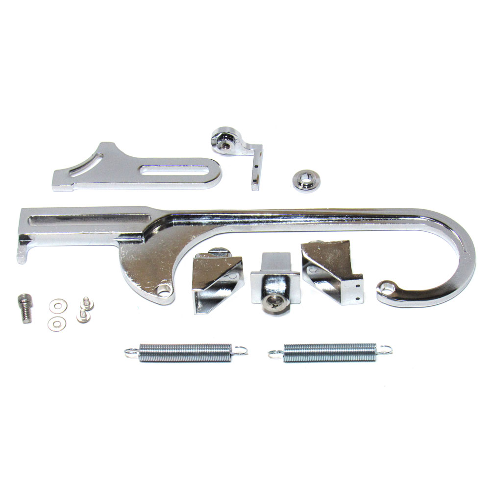 Photo for Revolution Performance Components Carburetor Throttle Cable Bracket 34194P; Aluminum Throttle Cable Bracket Polished Aluminum Holley Square Bore